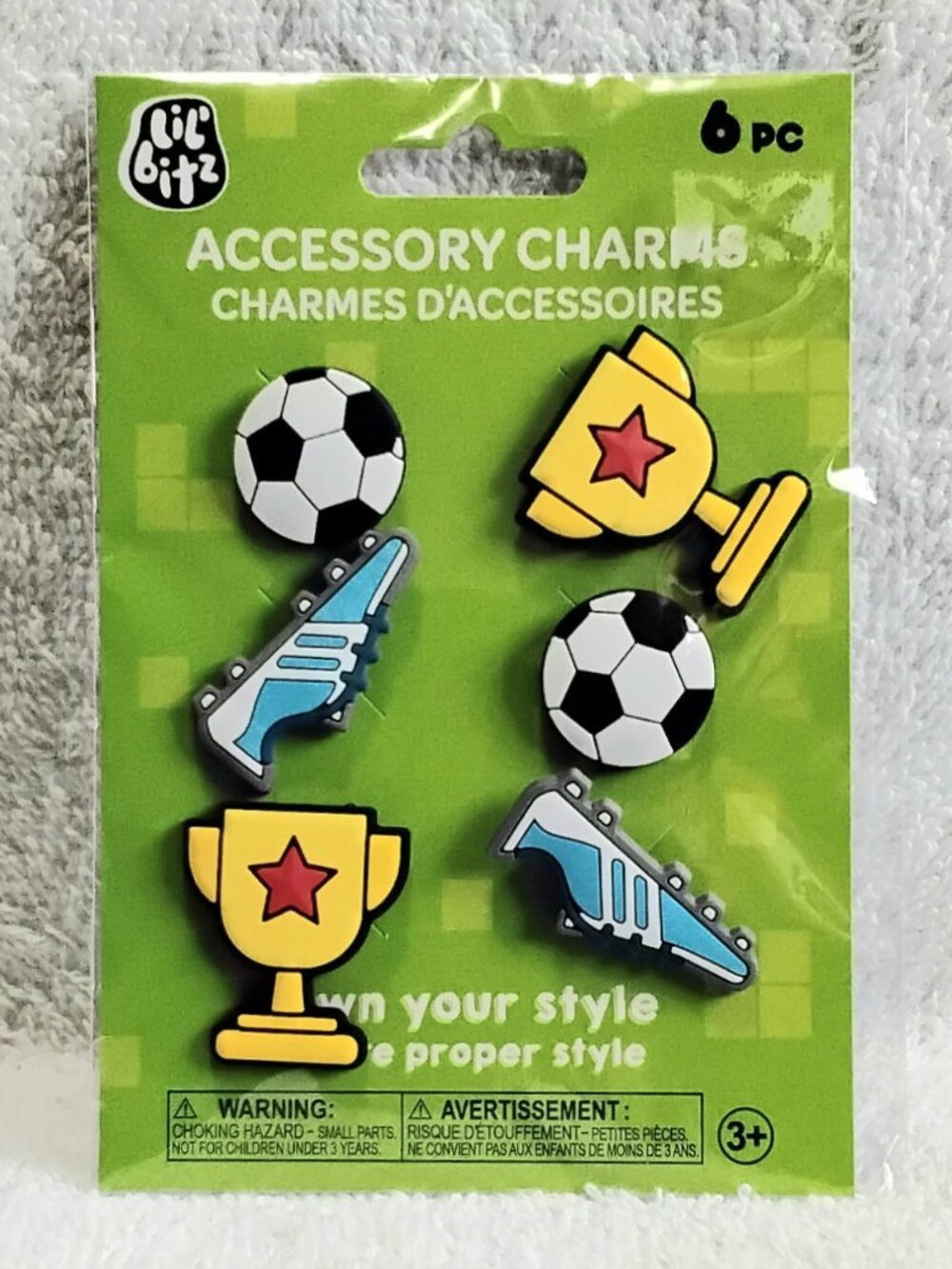 Sealed 3/$25 Set of 6 Themed Own Your Style Croc Charms by Lil' Bitz Modifi!!